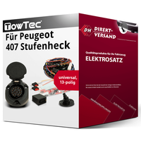 für Peugeot 407 Stufenheck Typ 6D Elektrosatz 13Polig Universell Top
