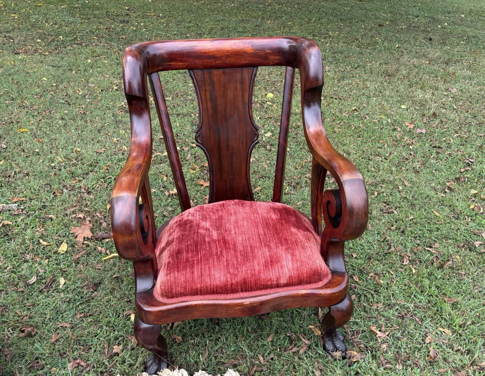 Sofá, balancín y silla a juego Thomas Day alrededor de 1800 del siglo XIX. Foto 2 de 4