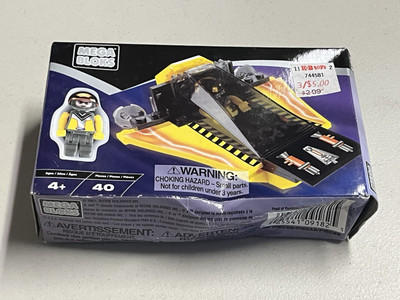 Mega Bloks #9182 Yellow Space Shuttle Set New Sealed!