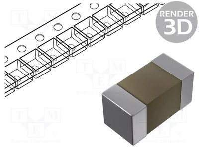 Kondensator: Keramik 100V MLCC 33pF SMD 0603 ±5% C0G (NP0)