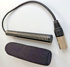 Sony 1-542-296 Electret Condenser Microphone Video On board Mic XLR  windscreen