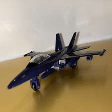 Blue Angel 5 US Navy F-18 6.5  Airplane, Toy DieCast Jet Metal Pullback Action