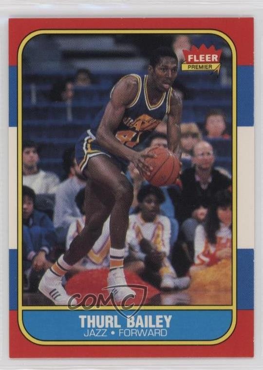 1986-87 Fleer Thurl Bailey #6 0hk8