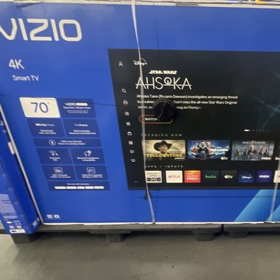 VIZIO V4K70 70'' 4K LED Smart TV HDR Netflix Hulu Apple TV Disney+ HDMI Black