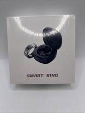 Smart Ring Activity Tracker Color Black Size 11 With Case. SEALED FREE SHIPPING