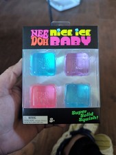 BRAND NEW 4 Pack SEALED Needoh Nice Ice Baby Bundle Mini Nice Cubes IN HAND