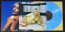 SIGNED Sabrina Carpenter Short N Sweet Photo & Sky Blue Vinyl LP BAS Beckett COA
