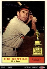1961 Topps #559 Jim Gentile Orioles ASR 6 - EX/MT