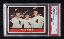 1961 Topps Al's Aces ( ) Early Wynn Al Lopez Herb Score #337 PSA 5 HOF 6fs