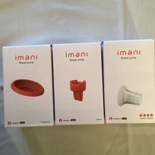Imani Breast Pump Parts- 2 25mm Inserts, 2 Valves, 2 Protectors New In Box