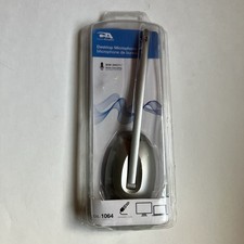 New Cyber Acoustics Computer Stand Noise Canceling Microphone CVL-1064