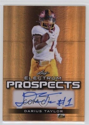 2024 Leaf Electrum Prospects Bronze 20/59 Darius Taylor #PA-DT1 Auto 0b2