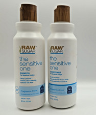 Raw Sugar Shampoo  Conditioner Set The Sensitive One Fragrance Free 18 oz