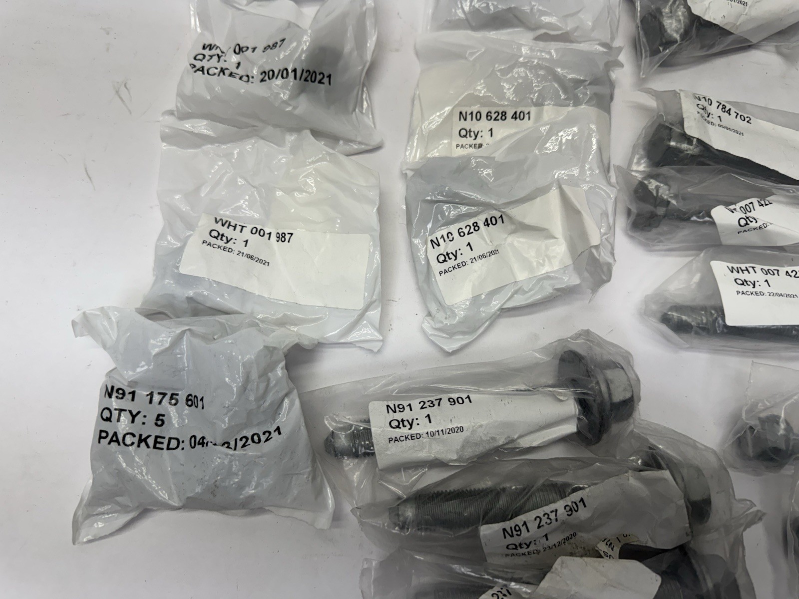 25pc Lot Of Genuine Bentley Hardware Suspension Bolts Nuts OEM NEW