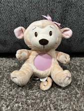 Summer Monkey Pink Night Light Womb Lullabies Nature Sounds Crib Cuddle Plush