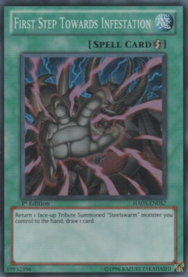 First Step Towards Infestation - HA05-EN057 - Super Rare - Unlimited Edition x3 