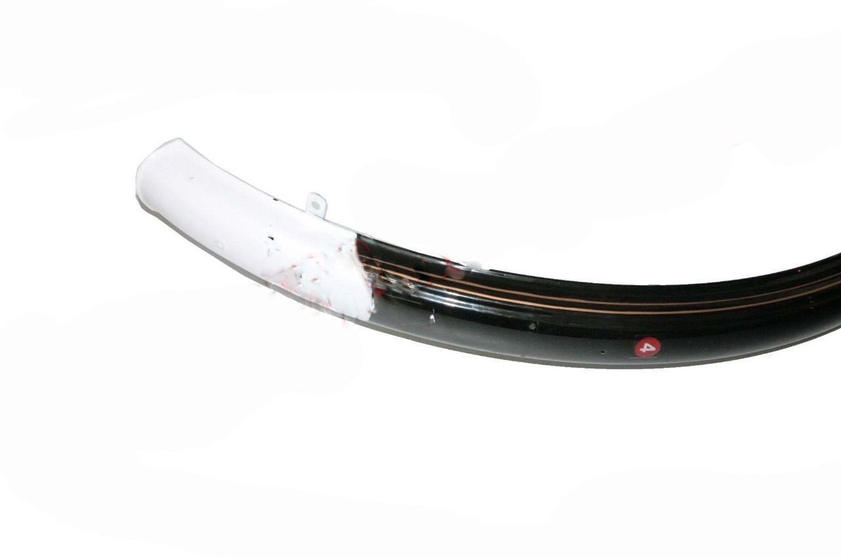 Paire De Garde-boue Classique Pour Vélo Ancien Ou Ville - Roue 28", Noir, Acier, 57mm