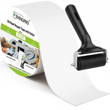 4 Inch x 50 Feet RV Roof Tape with Roller Waterproof Roof Sealant Tape
