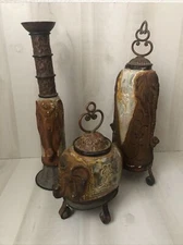 Uttermost  Elephant Canister Set By Billy Moon Handcrafted  20673