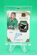 2020-21 UD The Cup Gold Foil Rookie Auto Patch /24 Jason Robertson SICK PATCH R6