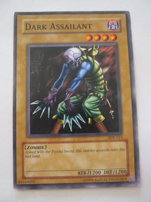  Yu-Gi-Oh Dark Assailant SDK-015 Dark Card, Fair Cond. (011-74)