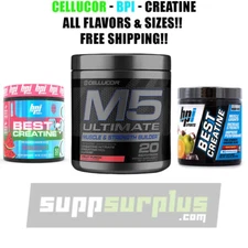 Cellucor - EVL - BPI - Creatine - M5 Ultimate - BPI Best Creatine ALL Mega Sale