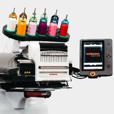 Bernina E16 Pro Embroidery Machine, 16 Needle Embroidery Machine w/ Accessories!