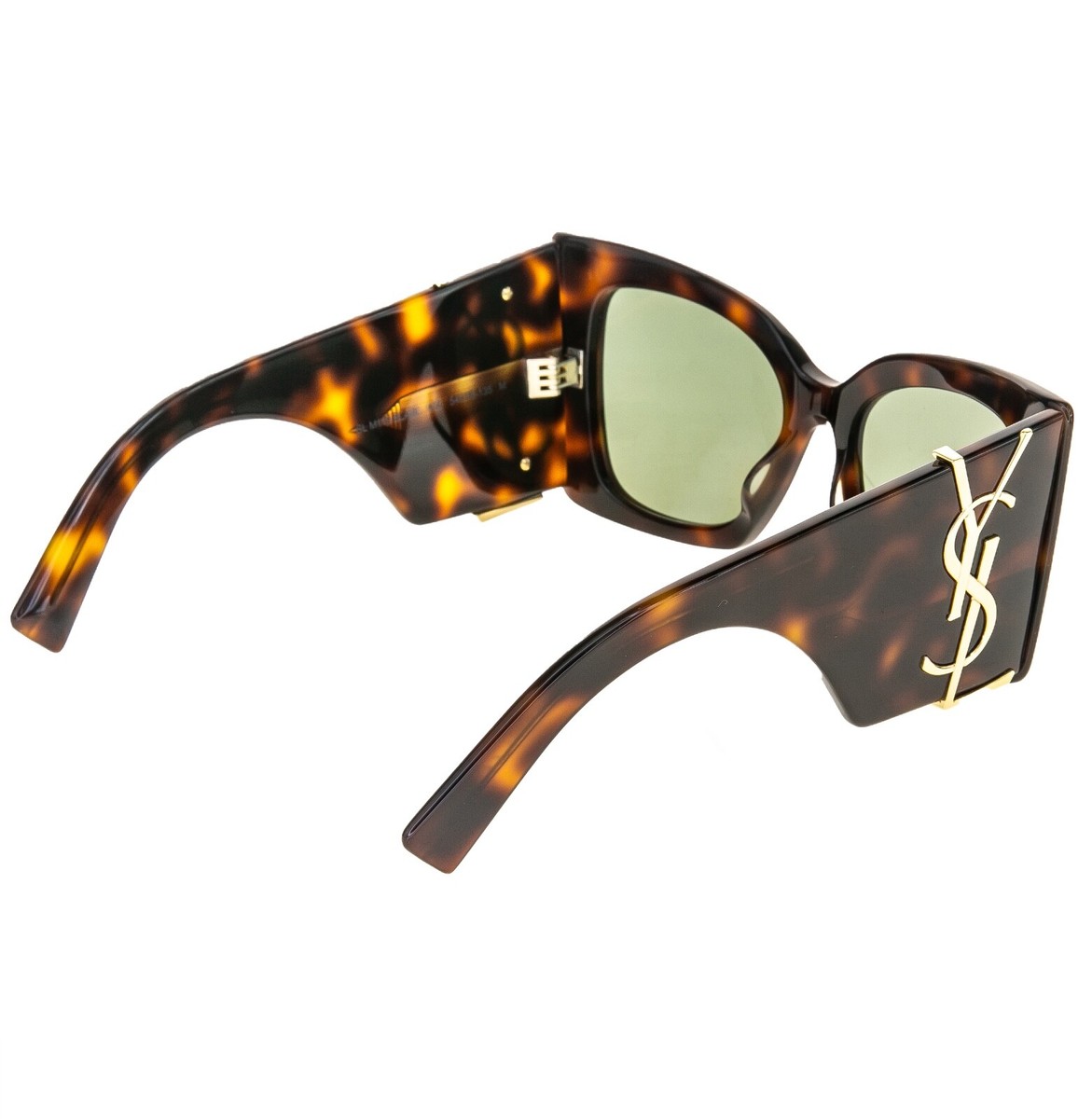 Yves Saint LaurentサングラスSL119 SAINT LAURENT BLAZE YSL SLM119 002 Brown Green Bold