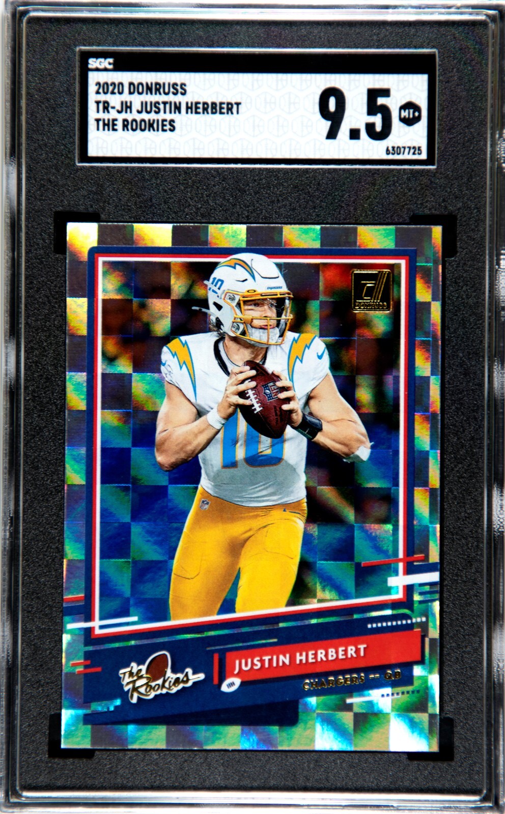 2020 Donruss #TR-JH Justin Herbert The Rookies SGC 9.5