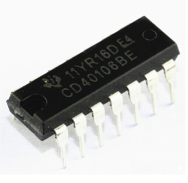 100PCS CD40106 CD40106BE 40106 DIP-14 HEX SCHMITT TRIGGER IC