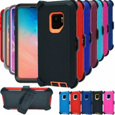 For Samsung Galaxy S9 S9+Plus Shockproof Heavy Duty Case with Belt Clip