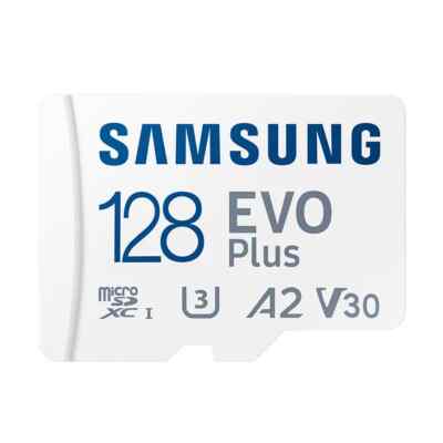 128GB Samsung EVO Plus Micro SD Speicherkarte SDXC U3 A2 V30 Class 10 130MB/s