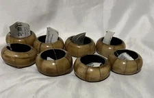 Napkin Rings set of 8 Faux Bone Bed  Bath And Beyond New