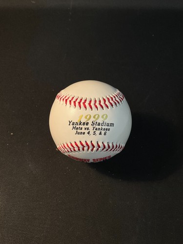 1999 Yankee Stadium Subway Series Mets vs Yankees Souvenir Baseball NEW - Picture 2 of 5
