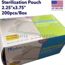 Dental Tattoo Sterilization Pouches Self Sealing -2-1/4" x 3-3/4" 200pcs/Box