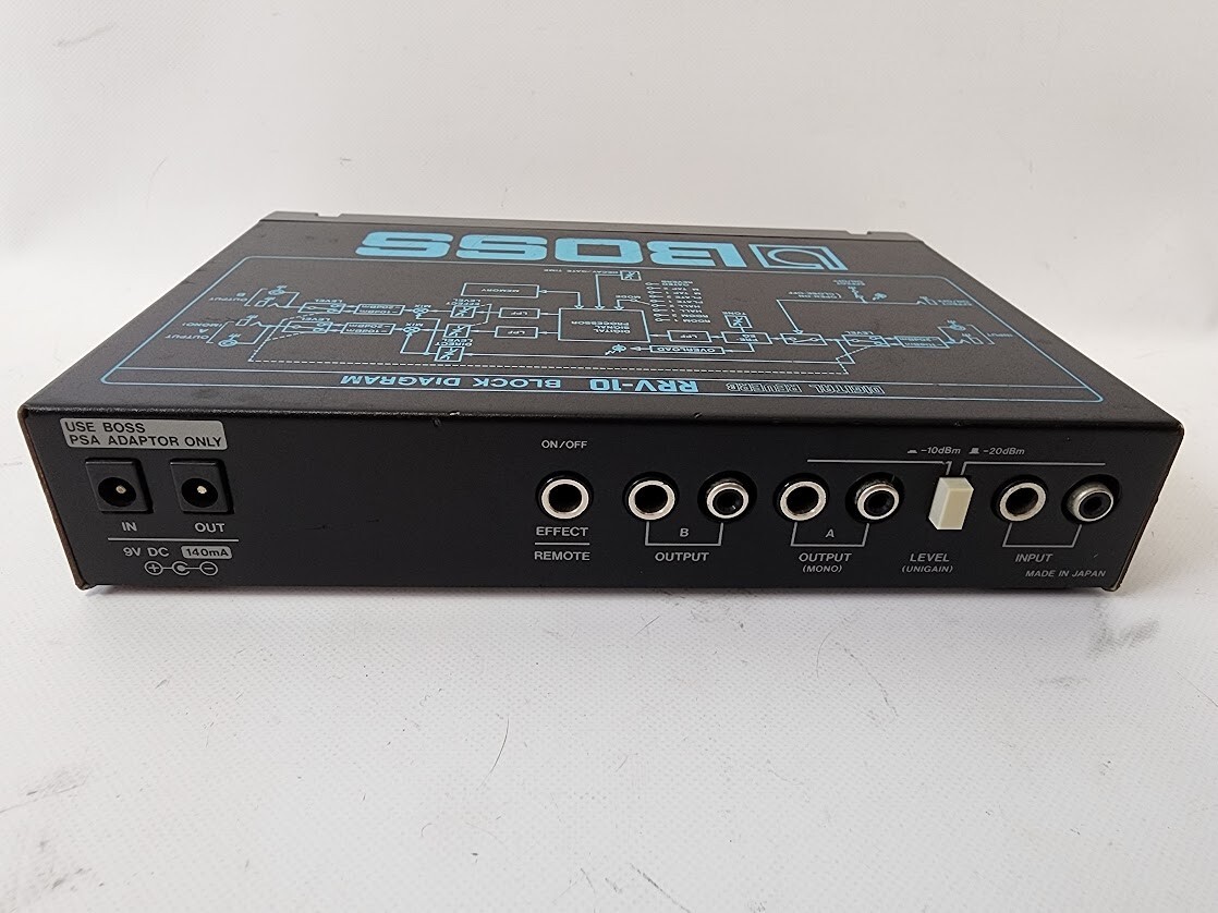 Boss RRV-10 Vintage Digital Reverb Guitar Effects Half Rack
