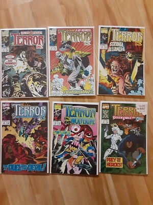 Marvel Terror Inc. 1 3 4 5 10 Wolverine 11 12  13 comic lot
