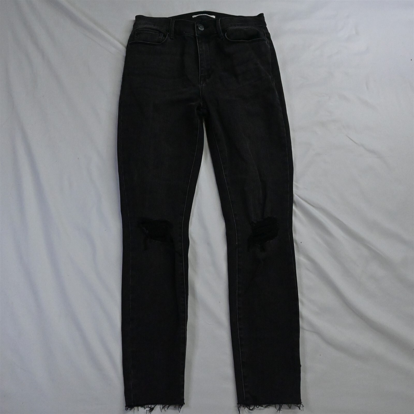 Pacsun 26 High Rise Jegging Washed Black Destroyed Stretch Denim Jeans