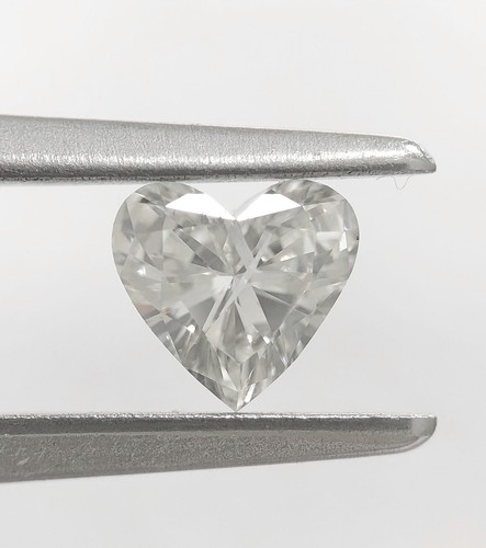 Loose Heart Diamond 0.38 Ct H I1 Natural Solitaire Engagement Birthday Ring - Picture 12 of 12