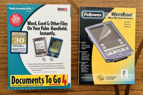 SONY CLIE PEG-S320 Handheld Palm OS V4 Silver w/ Dock Tested Working + EXTRAS - Picture 11 of 11