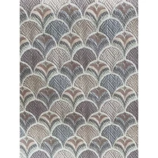 Vintage Jacquard Upholstery Fabric Woven Shell Brocade Tapestry By The Yard