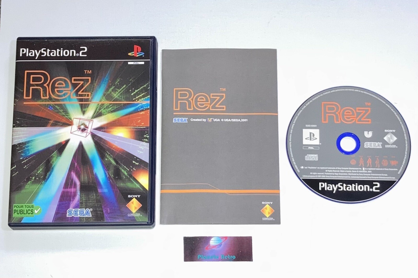 REZ - Jeu PS2 Complet Version Française Trees Bon État Sony