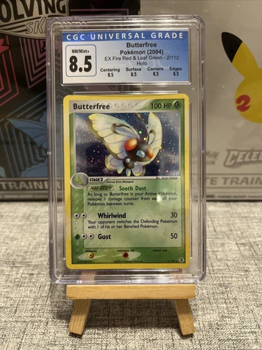 Pokemon CGC 8.5 Butterfree EX Fire Red & Leaf Green 2/112 Reverse Rare Holo 2004