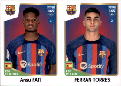 Panini Fifa 365 2023 Sticker 162 Ansu Fati/Ferran Torres