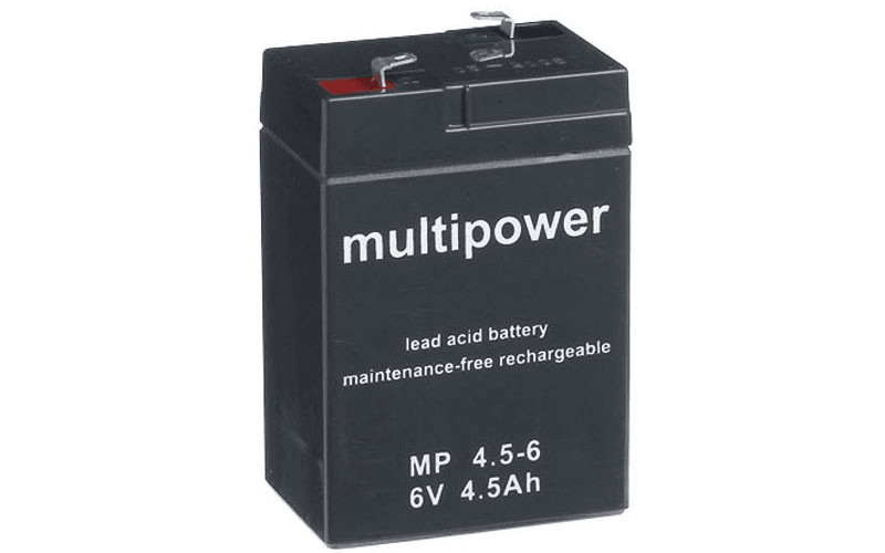 Batterie plomb Multipower 70x47x101mm pour aspirateur laveur