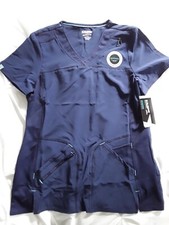 scrubstar women scrub top small - Indigo