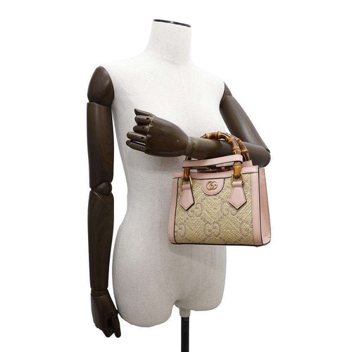 GUCCI GUCCI Diana GG Mini Bamboo Tote Bag Japan Limited Edition Size Mini Ra... - Bild 6 von 15