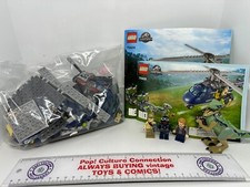 Lego Jurassic World Blue's Helicopter Pursuit 75928 100% Complete Inv-1398