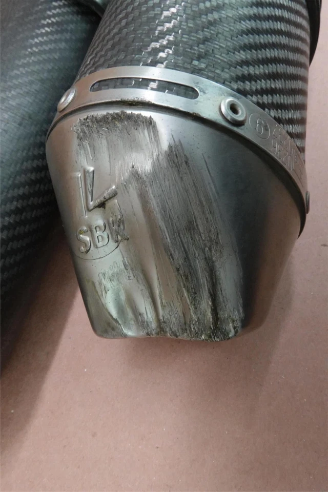 Банки глушителя выхлопной системы 2007-2011 KTM 990 SuperDuke SBK - Изображение 2 из 4