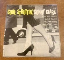 EX/EX US 1973 SONNY CLARK Cool Struttin LP Hard Bop Jazz VINYL B Logo Blue Note
